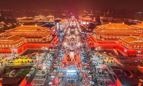 Xi'an Night Wonders: Unveil the Ancient City Walls, Mesmerizing Musical Fountain & Vibrant Datang Everbright City